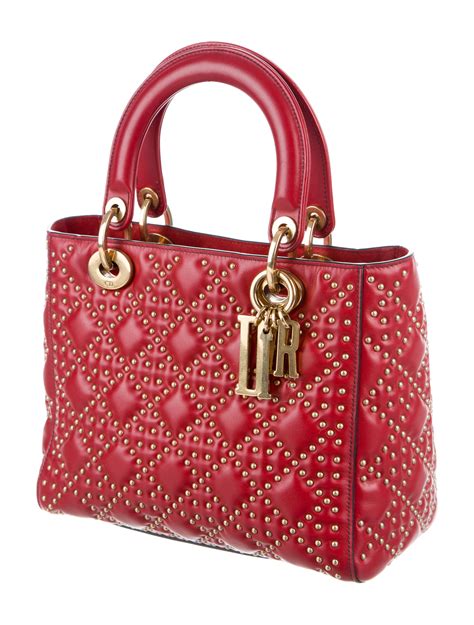 lady dior red medium|small Lady Dior bag price.